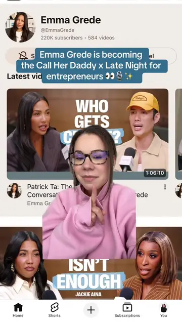 I am so SAT for this!! Truly bringing Patrick Ta on is just carving out her lane