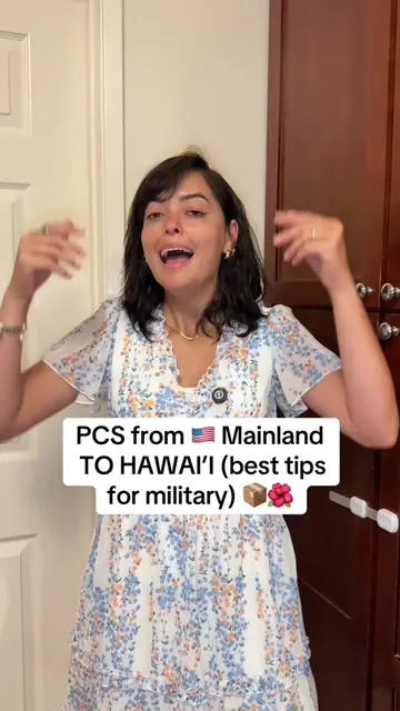 My best pcs tips from military families coming on orders from the U.S mainland t