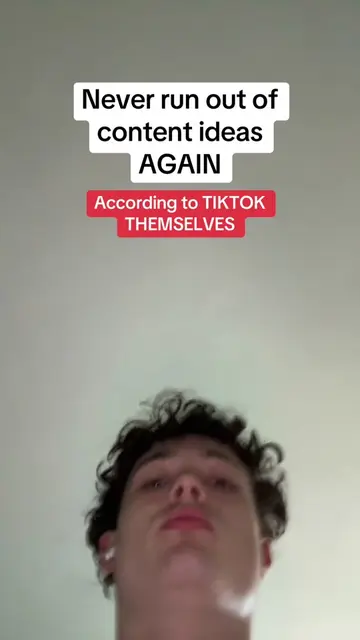 Here is how to never run out of content ideas again according to TIKTOK THEMSELV