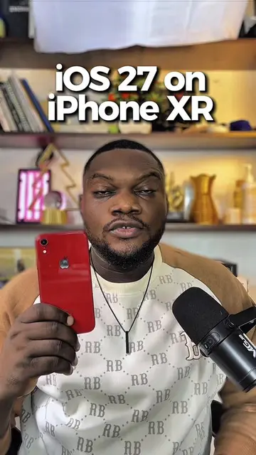 iOS 27 on IPhone XR  #iphone #apple #ios 