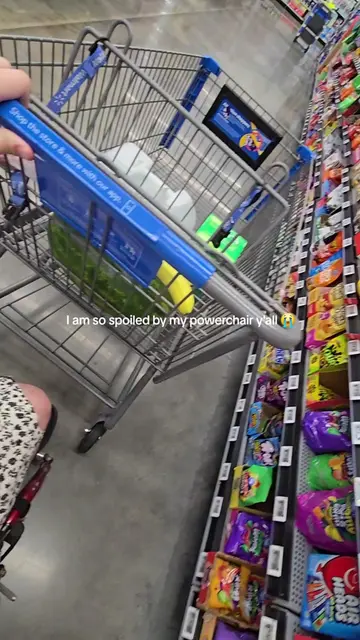 My mom had to push me, so I had to push the cart. 😭🤣 I am excited to say my co