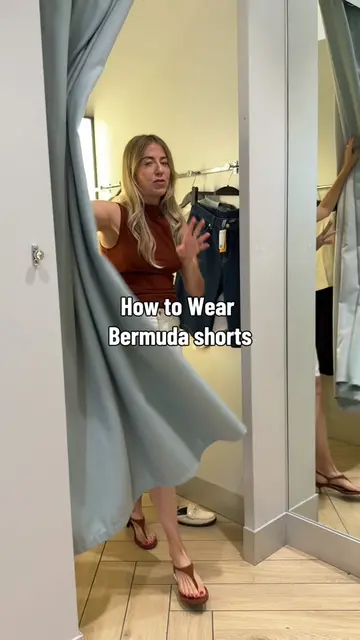 Bermuda shorts are tricky- this is how you pull them off #bermuda #shorts #howto