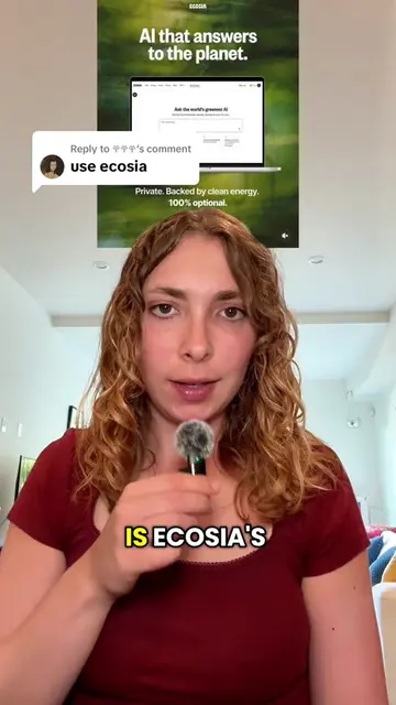 Replying to @𖣂𖣂𖣂 Is Ecosia's AI actually sustainable?  While Ecosia has inves
