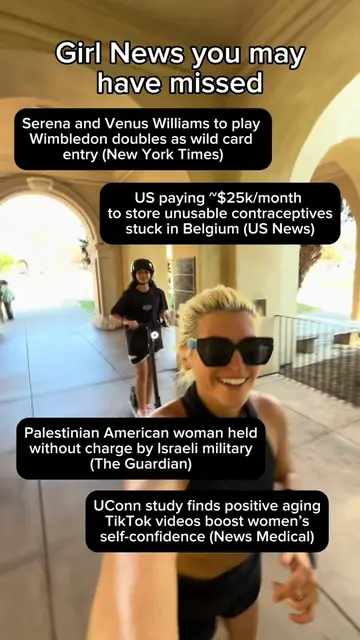 Girl Summer is in session🛴👯‍♀️ 75%+ of news is about men 🤯  Girl News was cre