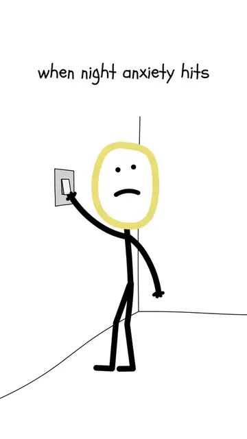 explained ⬇️⬇️⬇️ When nighttime anxiety hits, it can feel terrifying. You’re lyi