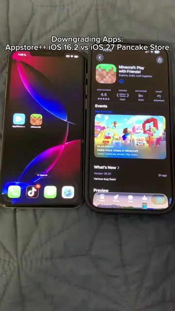 Pancake store vs trollstore #fyp #techtok #ios #jailbreak #Tech 