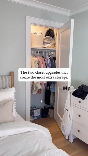If you’re working with a standard closet, it probably has more storage potential