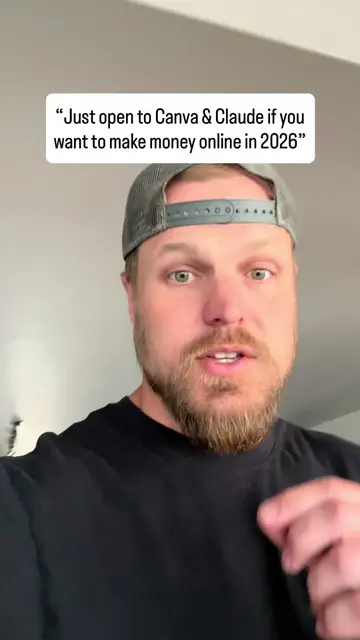 Just open Canva + Claude to make money online in 2026!? 🤔 #onlinesidehustle #si