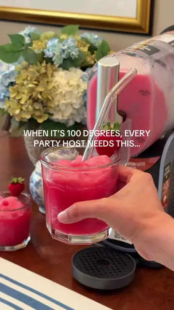 An easy summer hosting win - two ingredients, two effortless steps, and voila! K