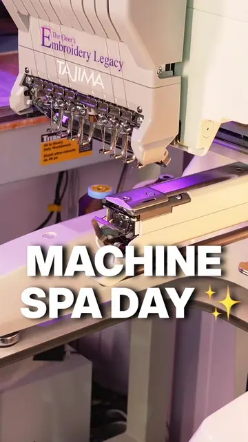 Sit back, relax, and enjoy the embroidery ASMR. 💬 Be honest... when was the las