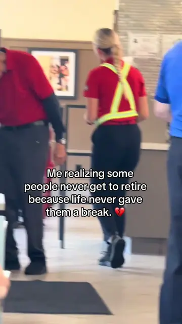 Nobody should have to work forever. 🥺  #retirement #elderly #letssupport #gofun