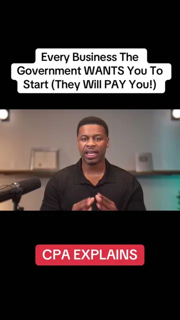 Every Business The Government WANTS You To Start (They Will PAY You!) #businesso