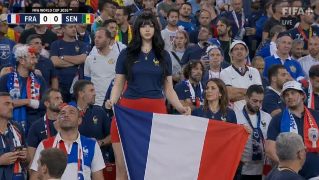 Ended up on TV on France vs Senegal 🇫🇷🇸🇳 #fifa2026 #fifaworldcup2026 #worldc