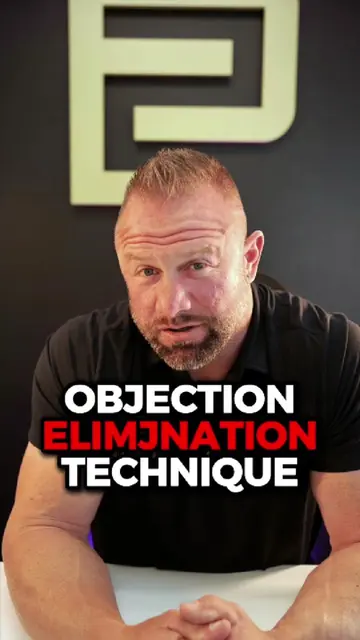 The reason you get objections is because…  You allow them!  And salesperson neve