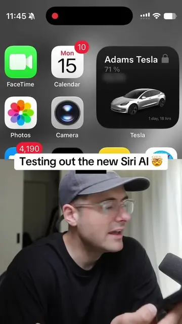 Testing out the new Siri AI on iOS 27 #siri #ios27 #siriai 