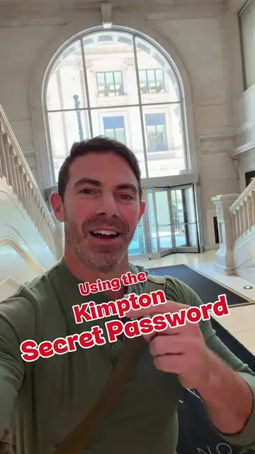 The Kimpton SECRET PASSWORD is “In Bloom And Out Of Office” You just say it at c
