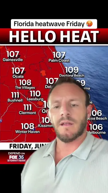 Crazy Florida heat wave this Friday feel like temperatures at 111 in Central Flo