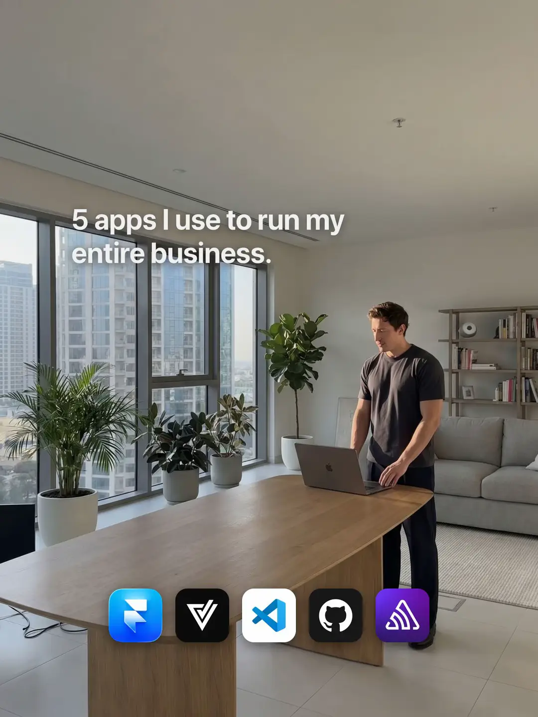 no warehouse, no staff, no meetings. just this: 1. Framer: a no-code website bui