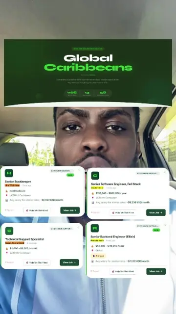 globalcaribbeans.com is officially live. This is the first remote job board buil