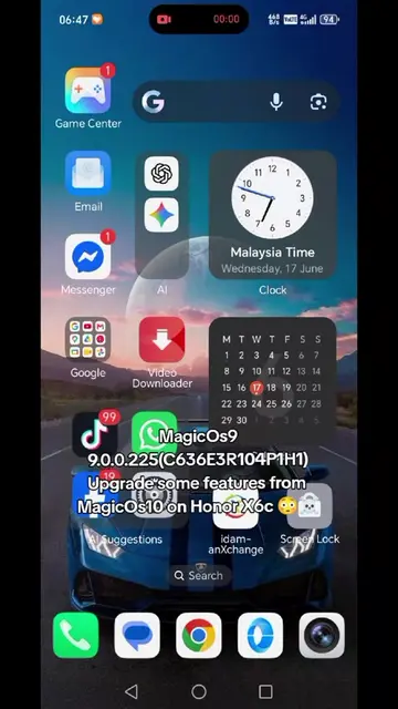 MagicOs9 9.0.0.225(C636E3R104P1H1) Upgrade some features from  MagicOs10 on Hono