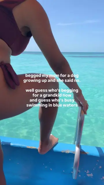 Sorry mom 🤭 #bluewater #ocean #kidfree #livinglife #adventure 