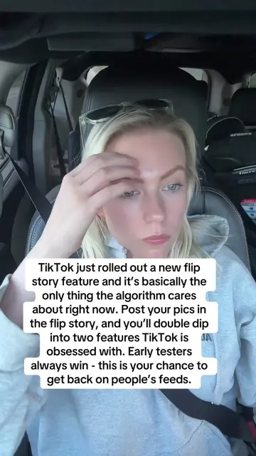 Tik tok flip story. New tik tok feature. How to use flip story. #flipstory #tikt