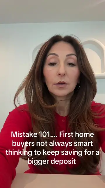 Not always smart to keep saving for that bigger deposit.     #firsthomebuyer ##m