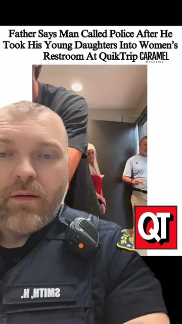 DAD TAKING HIS DAUGHTER TO THE BATHROOM  #dad #daughter #viral #bathroom #fyp   