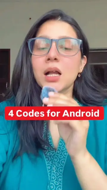 4 Useful Android Codes ✨📱 Follow & Repost (Android phone, Samsungmobile, Androi