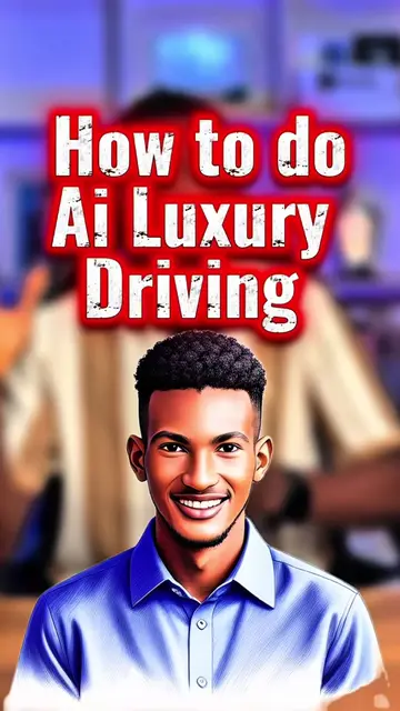 How to do Ai luxury driving effect on TikTok. #callitechy #fyp #Ai #tiktok 