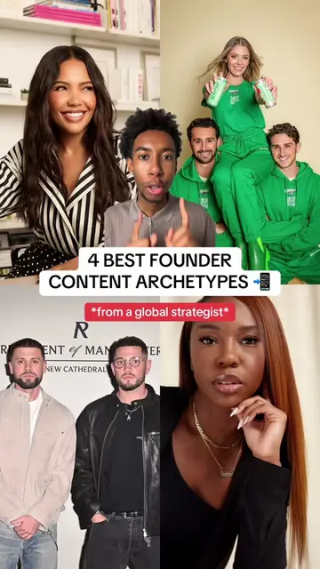 NOT every founder should be VISIBLE, but these are 4 content ARCHETYPES that per