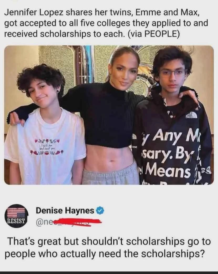 A lot of the confusion comes from people assuming “scholarship” automatically me