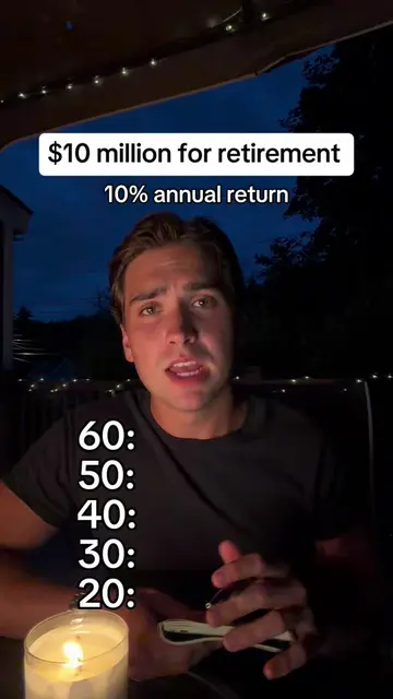 How much to invest by age to retire with 10 milly 💸 #PersonalFinance #financial