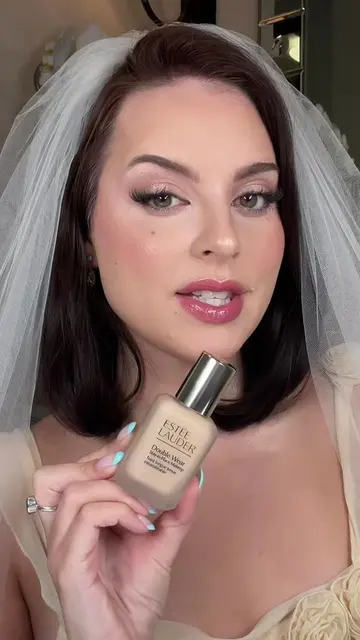 Testing out the NEW Double Wear by @Estée Lauder and it’s perfect for my brides!
