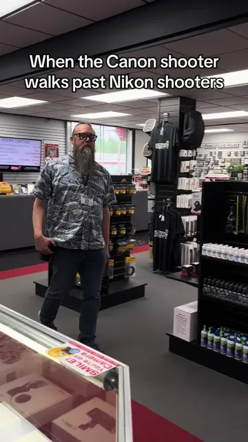 Canon vs Nikon showdown #normancamera #kalamazoo #camerastore #nikon #canon 
