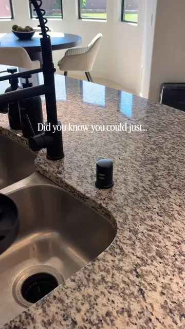 …swap your sink overflow for a glass rinser?! I genuinely had no idea this was a