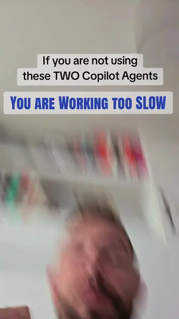 If you are not using custom agents in Microsoft Copilot at work, you are working