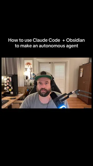 How to use Claude code and Obsidian to create an autonomous AI agent. #claudecod