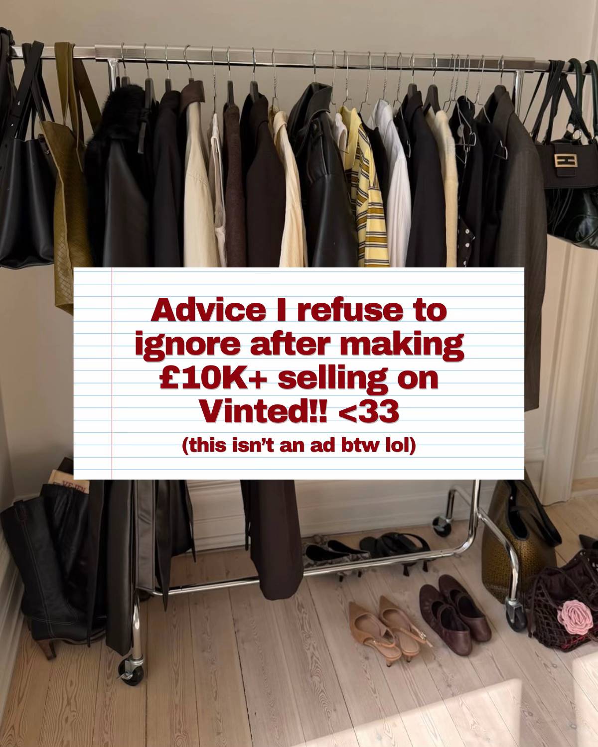 Advice by me which you should absolutely not ignore. I have been selling on Vint