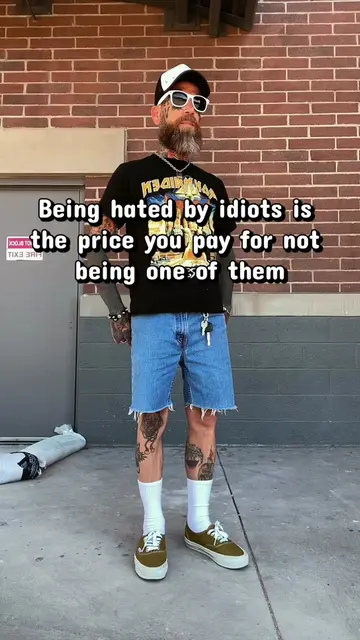 Being hated by idiots is the price you pay for not being one of them #haters #ha