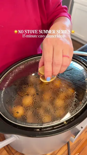 An easy slow cooker meal you’ll want to have on the summer dinner rotation!  ING