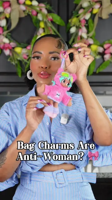 A man got online and explained that bag charms are tacky, gross, and anti-woman.