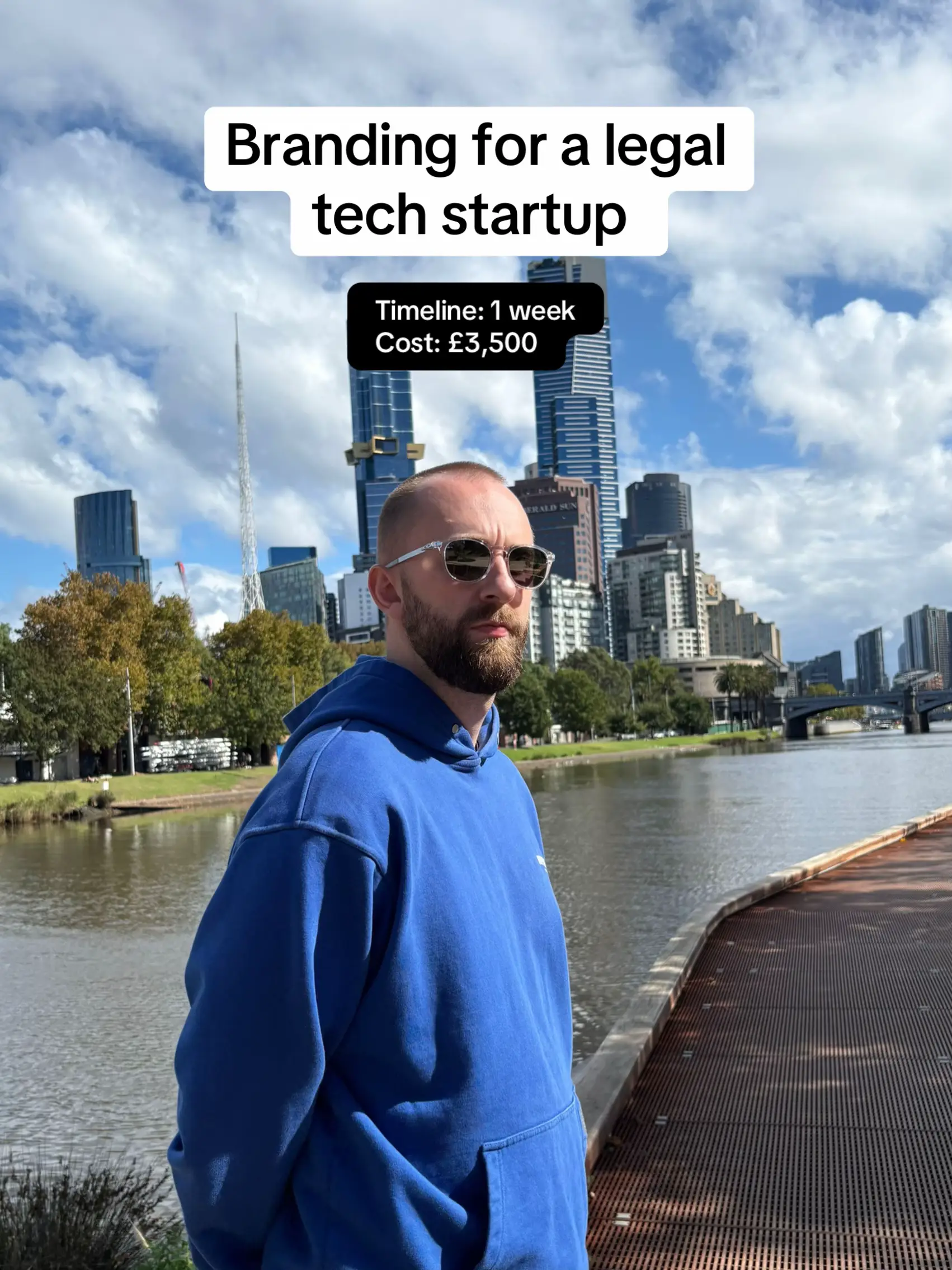 Branding for a legal tech startup in just 1 week ⚡️ #startup #branding #founder 