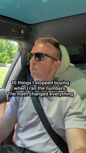 The true 10-year cost is unbelievable 🤯 Here is the 10 things I stopped spendin