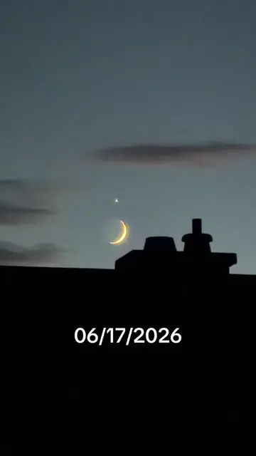 Look up! The moon and Venus will stage a rare daytime disappearing act today 😍�