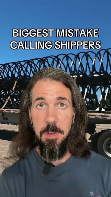 The biggest mistake I made when I first started calling shippers cost me a lot o