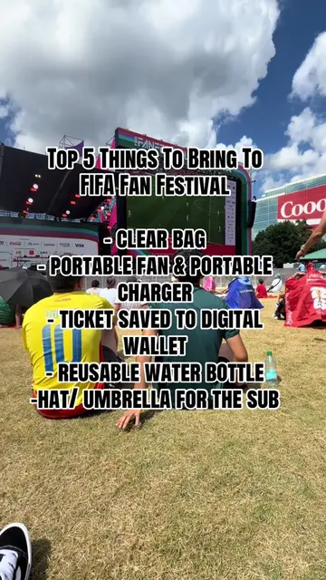 Heading to the FIFA Fan Festival in Atlanta? ⚽️ Don’t forget these essentials be