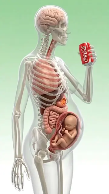 What Happened Inside your Body When you Drink Coca-Cola during Pregnancy 🤰 #tik
