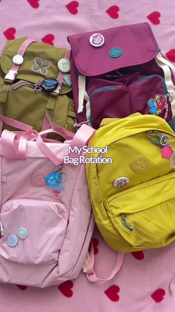 Oops sorry can't hang out, we're curating our school bag rotation for next week 