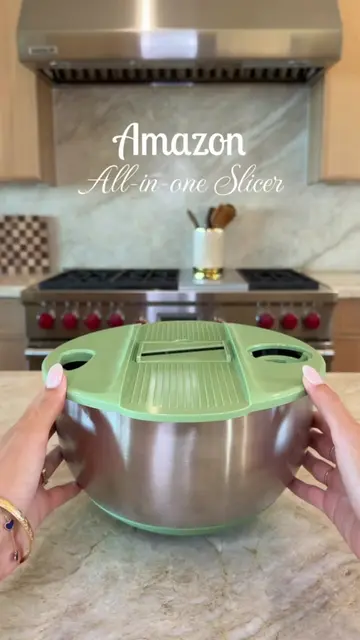 🔗In Bio! All In One Slicer 🥗💚 #amazonhome #amazonkitchen #easymealprep #kitch